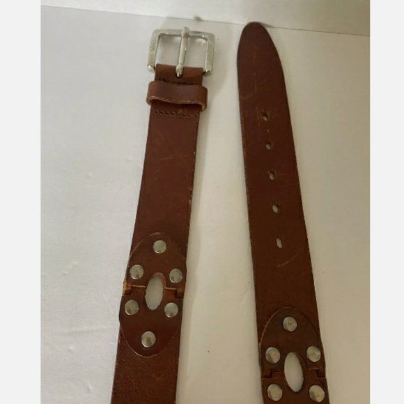 ARMANI JEANS Belt 100% Leather Sz 55 Made in Italy - Picture 1 of 10